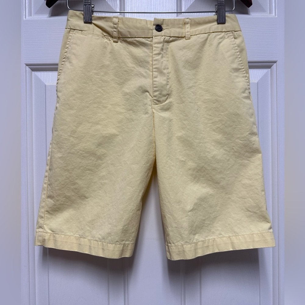 Polo Ralph Lauren Boys Chino Shorts Size 16 Pale Yellow